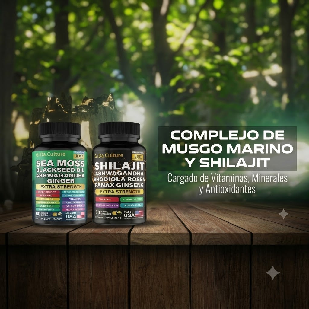 KIT SHILAJIT & SEA MOSS + ENVIO GRATIS