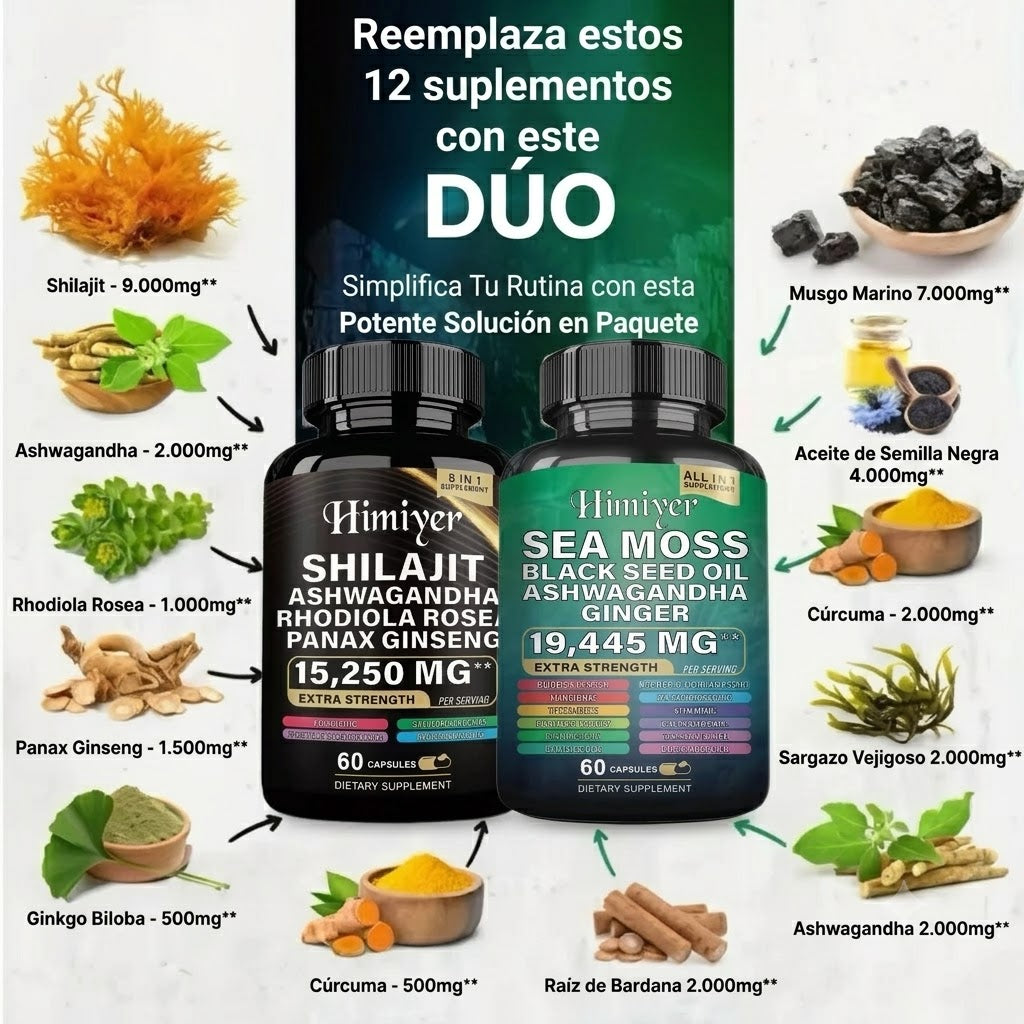 KIT SHILAJIT & SEA MOSS + ENVIO GRATIS